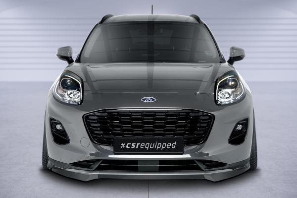 CSR Frontspoiler | Cup-Spoilerlippe mit ABE für Ford Puma Titanium CSL651-L schwarz matt (Lackierung erforderlich)