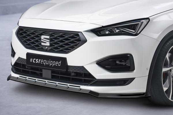 CSR Frontspoiler | Cup-Spoilerlippe mit ABE für Seat Tarraco FR CSL653-L Lackierung erforderlich (schwarz matt)