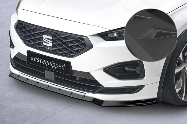 CSR Frontspoiler | Cup-Spoilerlippe mit ABE für Seat Tarraco FR CSL653-L Lackierung erforderlich (schwarz matt)