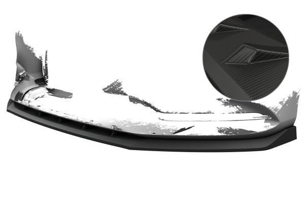 CSR Frontspoiler | Cup-Spoilerlippe mit ABE für Mazda 6 (Typ GL) CSL657-M Carbon Look matt strukturiert (keine Lackierung erforderlich)