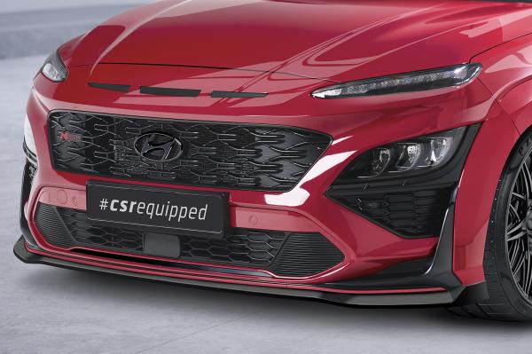 CSR Frontspoiler | Cup-Spoilerlippe mit ABE für Hyundai Kona N/N-Line CSL661-S schwarz matt strukturiert (keine Lackierung erforderlich)
