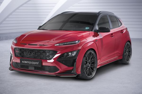 CSR Frontspoiler | Cup-Spoilerlippe mit ABE für Hyundai Kona N/N-Line CSL661-S schwarz matt strukturiert (keine Lackierung erforderlich)