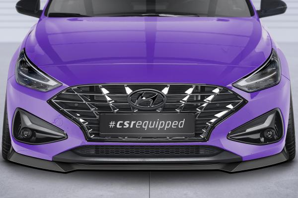 CSR Frontspoiler | Cup-Spoilerlippe mit ABE für Hyundai I30 (PD) CSL663-L schwarz matt (Lackierung erforderlich)