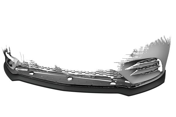 CSR Frontspoiler | Cup-Spoilerlippe mit ABE für Mercedes-Benz A-Klasse 177 A35 AMG/AMG-Line CSL664-C Carbon Look Hochglanz (keine Lackierung erforderlich)