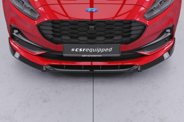 CSR Frontspoiler | Cup-Spoilerlippe mit ABE für Ford S-Max MK2 CSL666-L schwarz matt (Lackierung erforderlich)