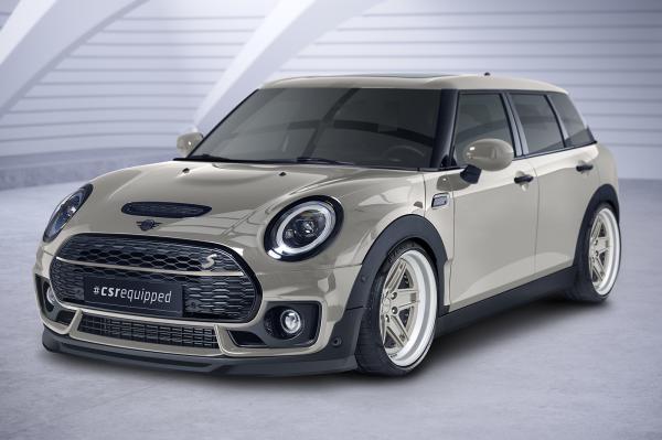 CSR Frontspoiler | Cup-Spoilerlippe mit ABE für Mini Clubman F54 Cooper S CSL667-G Glossy schwarz Hochglanz (keine Lackierung erforderlich)