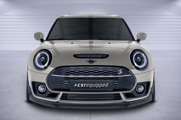 CSR Frontspoiler | Cup-Spoilerlippe mit ABE für Mini Clubman F54 Cooper S CSL667-G Glossy schwarz Hochglanz (keine Lackierung erforderlich)