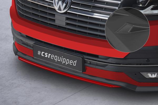 CSR Frontspoiler | Cup-Spoilerlippe mit ABE für VW T6.1 CSL671-L Lackierung erforderlich (unlackiert)