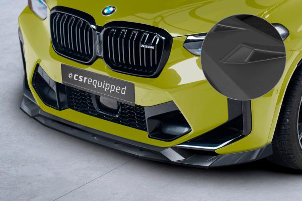 CSR Frontspoiler | Cup-Spoilerlippe mit ABE für BMW X3 (F97) CSL674-L schwarz matt (Lackierung erforderlich)