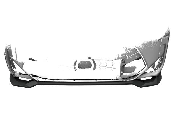 CSR Frontspoiler | Cup-Spoilerlippe mit ABE für BMW X3 (F97) CSL674-G Glossy schwarz Hochglanz (keine Lackierung erforderlich)