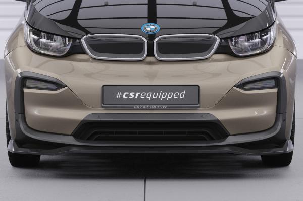 CSR Frontspoiler | Cup-Spoilerlippe mit ABE für BMW i3 CSL676-L schwarz matt (Lackierung erforderlich)