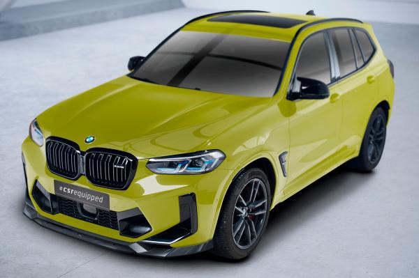 CSR Frontspoiler | Cup-Spoilerlippe mit ABE für BMW X3 (F97) CSL678-K Kupfer matt (keine Lackierung erforderlich)