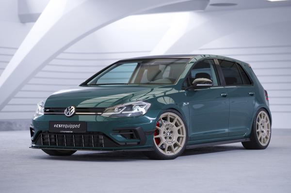 CSR Frontspoiler | Cup-Spoilerlippe mit ABE für VW Golf 7 R / R-Line CSL681