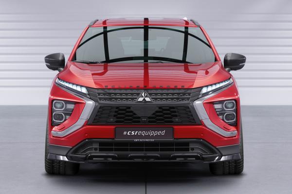 CSR Frontspoiler | Cup-Spoilerlippe mit ABE für Mitsubishi Eclipse Cross CSL685-L schwarz matt (Lackierung erforderlich)