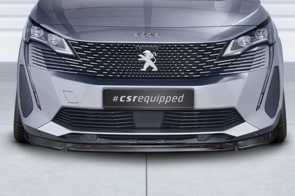 CSR Frontspoiler | Cup-Spoilerlippe mit ABE für Peugeot 3008 (2. Gen) CSL688-G Glossy schwarz Hochglanz (keine Lackierung erforderlich)