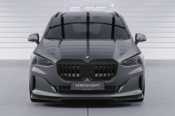 CSR Frontspoiler | Cup-Spoilerlippe mit ABE für BMW 2er (U06) Active Tourer CSL690-L schwarz matt (Lackierung erforderlich)