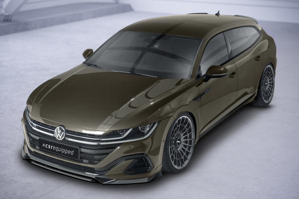 CSR Frontspoiler | Cup-Spoilerlippe mit ABE für VW Arteon CSL692-S schwarz matt strukturiert (keine Lackierung erforderlich)
