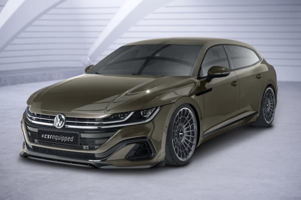 CSR Frontspoiler | Cup-Spoilerlippe mit ABE für VW Arteon CSL692-S schwarz matt strukturiert (keine Lackierung erforderlich)