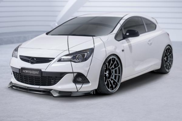 CSR Frontspoiler | Cup-Spoilerlippe mit ABE für Opel Astra J GTC CSL693-L schwarz matt (Lackierung erforderlich)