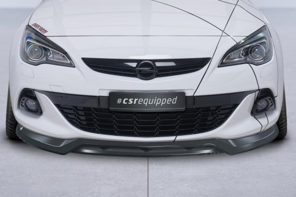 CSR Frontspoiler | Cup-Spoilerlippe mit ABE für Opel Astra J GTC CSL693-L schwarz matt (Lackierung erforderlich)