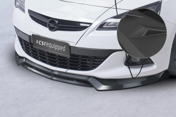 CSR Frontspoiler | Cup-Spoilerlippe mit ABE für Opel Astra J GTC CSL693-L schwarz matt (Lackierung erforderlich)
