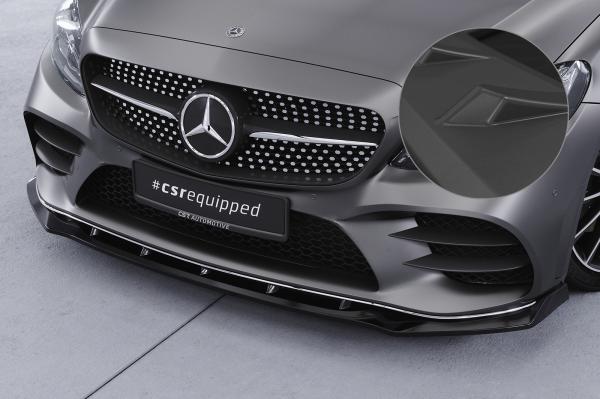 CSR Frontspoiler | Cup-Spoilerlippe mit ABE für Mercedes-Benz C-Klasse W205 AMG-Line CSL696-L schwarz matt (Lackierung erforderlich)