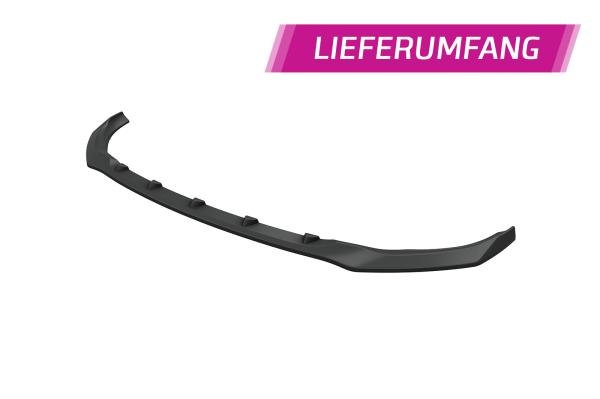 CSR Frontspoiler | Cup-Spoilerlippe mit ABE für Mercedes-Benz C-Klasse W205 AMG-Line CSL696-L schwarz matt (Lackierung erforderlich)