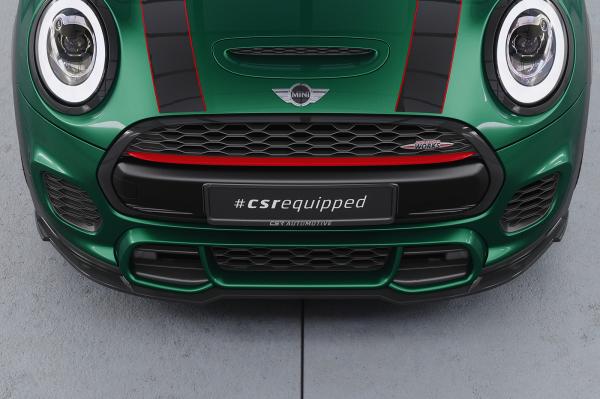 CSR Frontspoiler | Cup-Spoilerlippe mit ABE für Mini F55, F56, F57 JCW-Trim CSL700-L schwarz matt (Lackierung erforderlich)