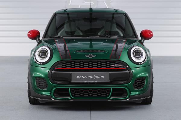 CSR Frontspoiler | Cup-Spoilerlippe mit ABE für Mini F55, F56, F57 JCW-Trim CSL700-L schwarz matt (Lackierung erforderlich)