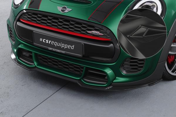 CSR Frontspoiler | Cup-Spoilerlippe mit ABE für Mini F55, F56, F57 JCW-Trim CSL700-G Glossy schwarz Hochglanz (keine Lackierung erforderlich)
