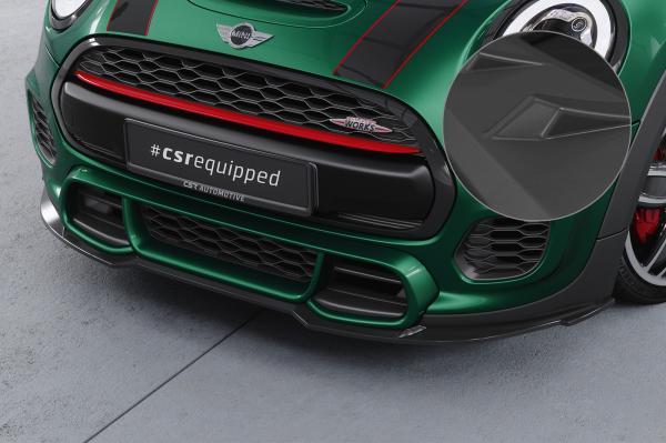 CSR Frontspoiler | Cup-Spoilerlippe mit ABE für Mini F55, F56, F57 JCW-Trim CSL700-L schwarz matt (Lackierung erforderlich)