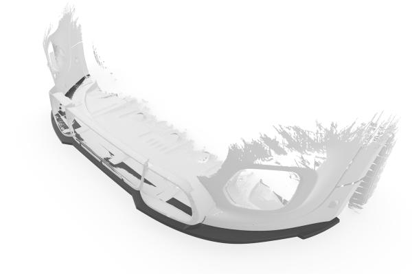 CSR Frontspoiler | Cup-Spoilerlippe mit ABE für Mini F55, F56, F57 JCW-Trim CSL700-L schwarz matt (Lackierung erforderlich)