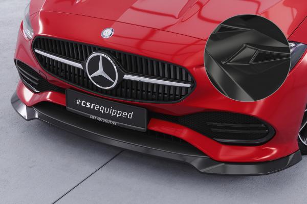 CSR Frontspoiler | Cup-Spoilerlippe mit ABE für Mercedes-Benz C-Klasse W206 / S206 CSL704-G Glossy schwarz Hochglanz (keine Lackierung erforderlich)