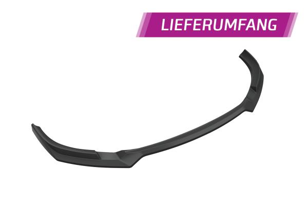CSR Frontspoiler | Cup-Spoilerlippe mit ABE für Audi e-tron GT CSL707-L schwarz matt (Lackierung erforderlich)