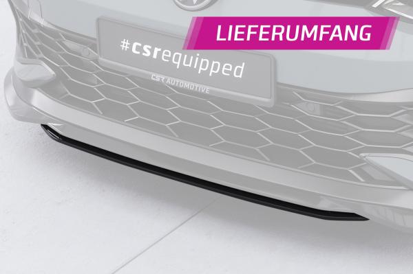 CSR Frontspoiler | Cup-Spoilerlippe mit ABE für VW Golf 8 GTI Clubsport CSL712