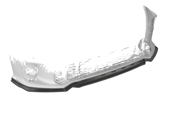 CSR Frontspoiler | Cup-Spoilerlippe mit ABE für Toyota GR Yaris (XP21) CSL713-M Carbon Look matt strukturiert (keine Lackierung erforderlich)