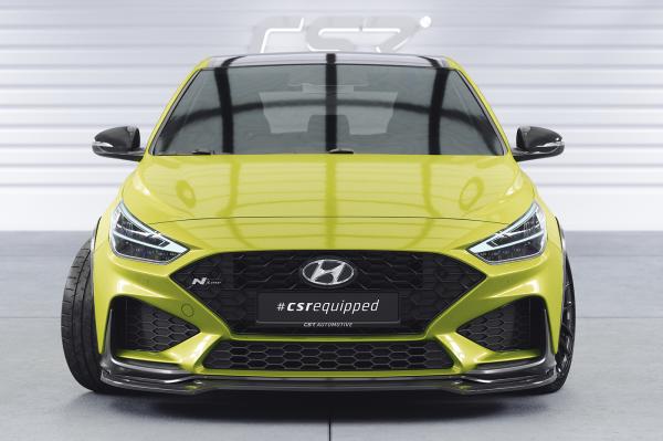 CSR Frontspoiler | Cup-Spoilerlippe mit ABE für Hyundai I30 (PD) N / N-Line CSL714-L schwarz matt (Lackierung erforderlich)