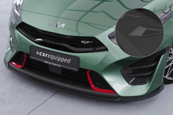 CSR Frontspoiler | Cup-Spoilerlippe mit ABE für Kia ProCeed (CD) GT CSL720-S schwarz matt strukturiert (keine Lackierung erforderlich)