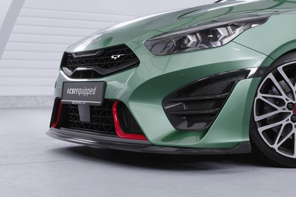 CSR Frontspoiler | Cup-Spoilerlippe mit ABE für Kia ProCeed (CD) GT CSL720-L schwarz matt (Lackierung erforderlich)
