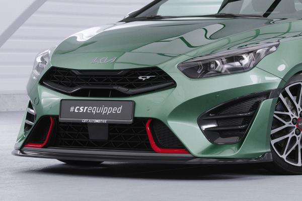 CSR Frontspoiler | Cup-Spoilerlippe mit ABE für Kia ProCeed (CD) GT CSL720-L schwarz matt (Lackierung erforderlich)