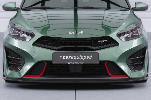 CSR Frontspoiler | Cup-Spoilerlippe mit ABE für Kia ProCeed (CD) GT CSL720-L schwarz matt (Lackierung erforderlich)