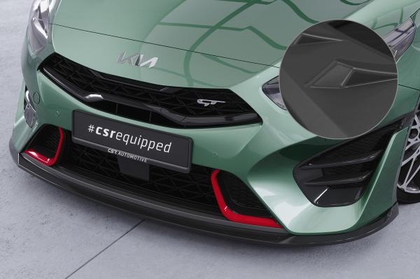 CSR Frontspoiler | Cup-Spoilerlippe mit ABE für Kia ProCeed (CD) GT CSL720-L schwarz matt (Lackierung erforderlich)