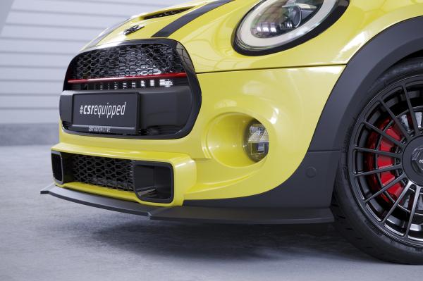 CSR Frontspoiler | Cup-Spoilerlippe mit ABE für Mini F55/F56/F57 Cooper S CSL724-L schwarz matt (Lackierung erforderlich)