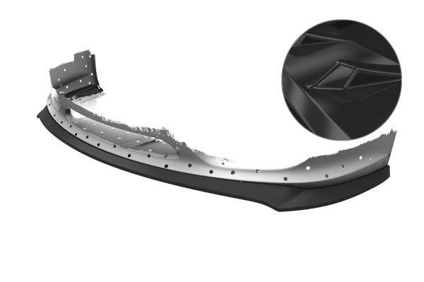 CSR Frontspoiler | Cup-Spoilerlippe mit ABE für Porsche 987 Boxster CSL725-G Glossy schwarz glänzend (keine Lackierung erforderlich)