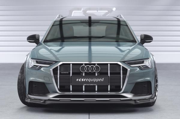 CSR Frontspoiler | Cup-Spoilerlippe mit ABE für Audi A6 C8 (Typ 4K/F2) Allroad CSL726-G Glossy schwarz glänzend (keine Lackierung erforderlich)