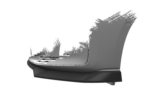 CSR Frontspoiler | Cup-Spoilerlippe mit ABE für VW Caddy 5 (Typ SB) CSL727-M Carbon Look matt strukturiert (keine Lackierung erforderlich)