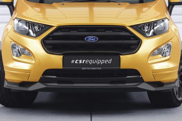CSR Frontspoiler | Cup-Spoilerlippe mit ABE für Ford EcoSport MK2 CSL731-L schwarz matt (Lackierung erforderlich)