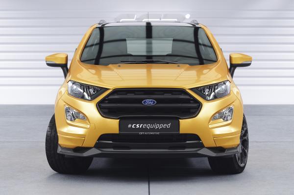 CSR Frontspoiler | Cup-Spoilerlippe mit ABE für Ford EcoSport MK2 CSL731-L schwarz matt (Lackierung erforderlich)