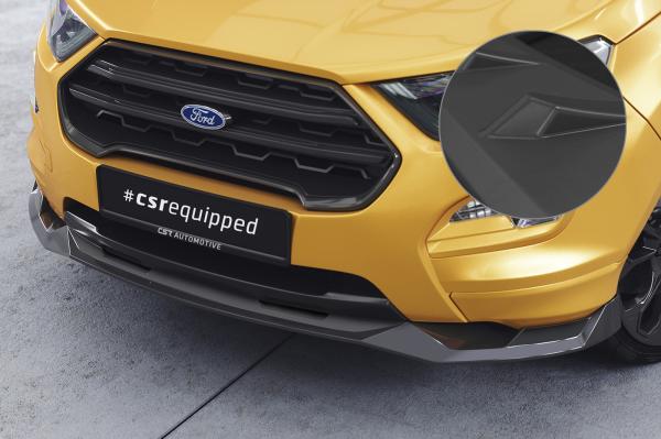 CSR Frontspoiler | Cup-Spoilerlippe mit ABE für Ford EcoSport MK2 CSL731-L schwarz matt (Lackierung erforderlich)