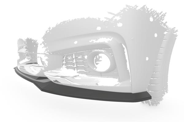 CSR Frontspoiler | Cup-Spoilerlippe mit ABE für BMW 4er (F32/F33/F36) M-Paket CSL736-C Carbon Look Hochglanz (keine Lackierung erforderlich)
